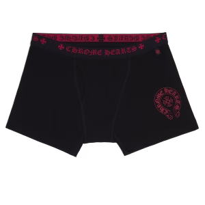 Chrome Hearts Black Cotton Boxer Brief