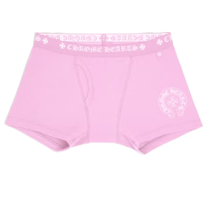 Chrome Hearts Baby Pink Cotton Boxer Brief