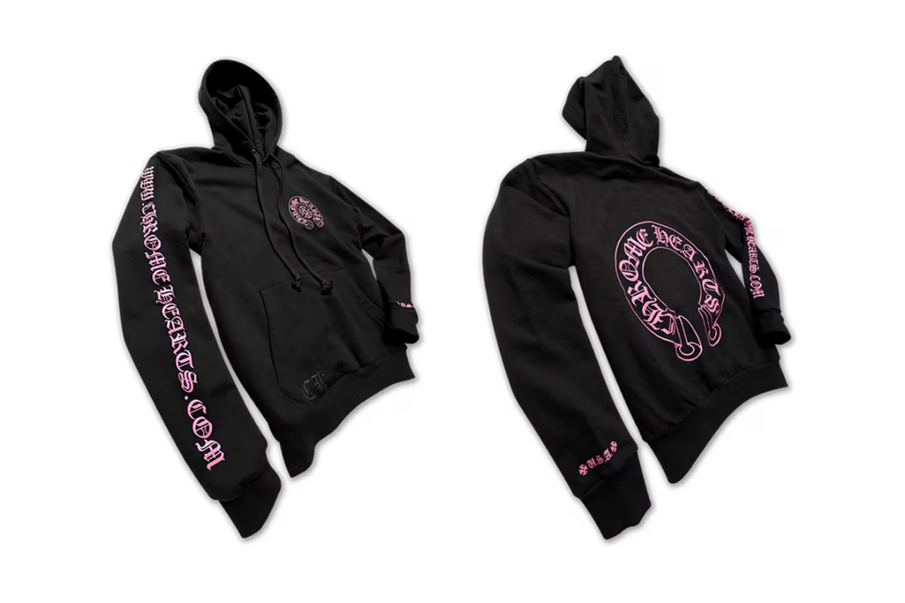 Black Pink Sword Chrome Hearts Hoodie Black Pink Sword Chrome Hearts Hoodie