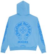 Blue Chrome Hearts Hoodie