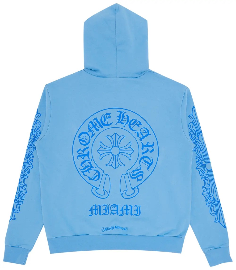 Blue Chrome Hearts Hoodie Blue Chrome Hearts Hoodie