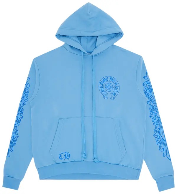 Blue Chrome Hearts Hoodie