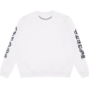 Chrome Heart Neck Letters Sweatshirt