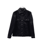 Chrome Hearts All Black Denim Jacket